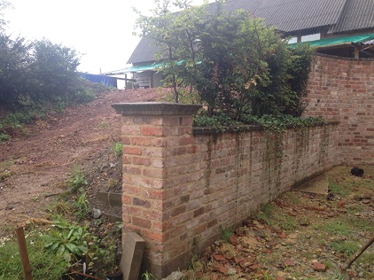 Underground garage entrance